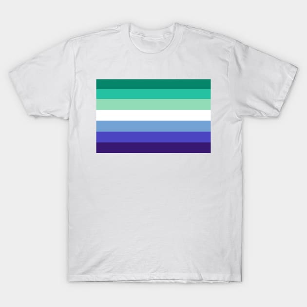 Gay Men Pride Flag T-Shirt by DisneyFanatic23